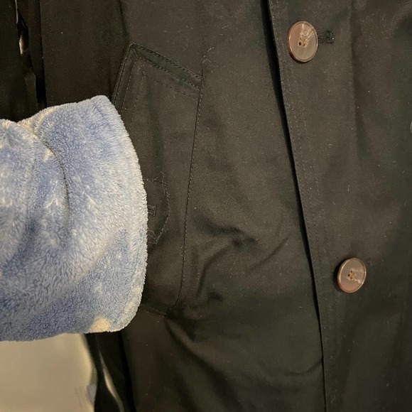 KB CO2 Wool Blend Winter Trench Coat 38 Reg - Picture 9 of 13